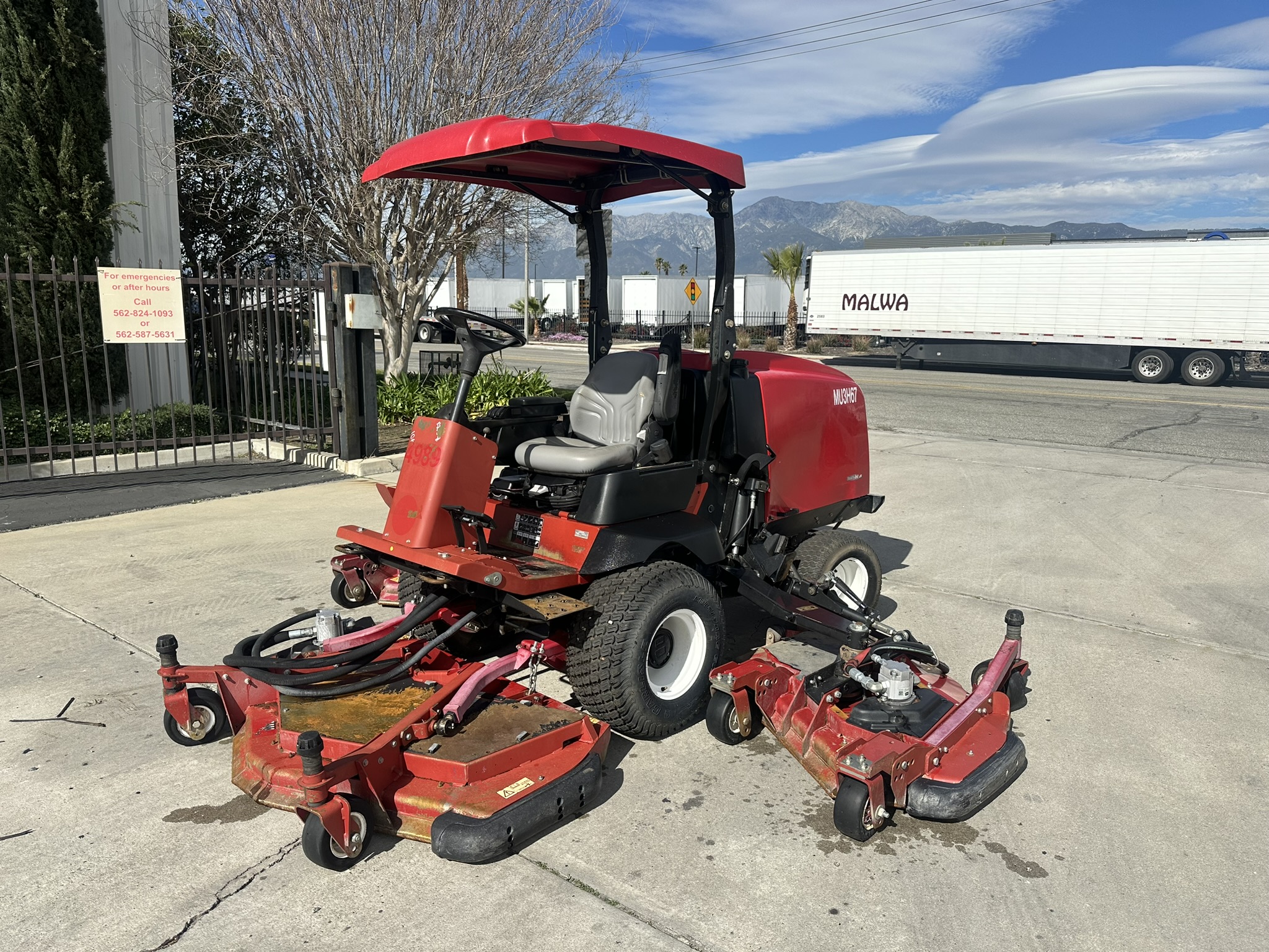 2016 Toro Groundsmaster 4000 D 10 Mower For Sale