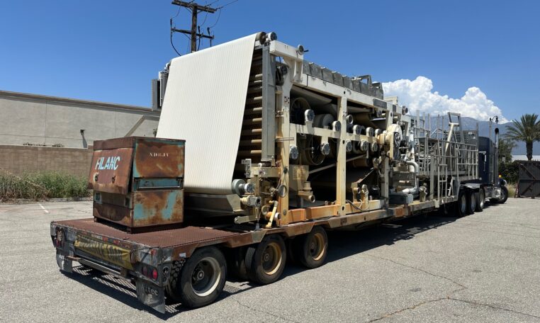 Bellmer Winkelpresse 3F 2.2M Belt Filter Press Trailer For Sale