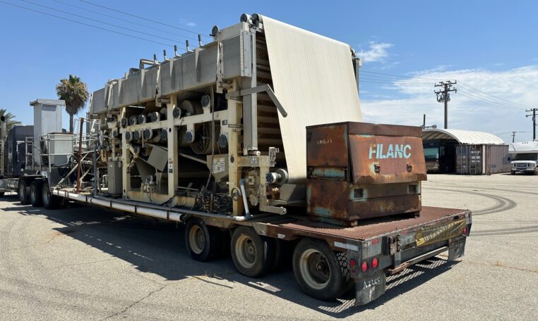 Bellmer Winkelpresse 3F 2.2M Belt Filter Press Trailer For Sale