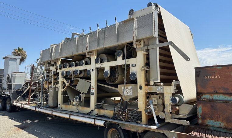 Bellmer Winkelpresse 3F 2.2M Belt Filter Press Trailer For Sale