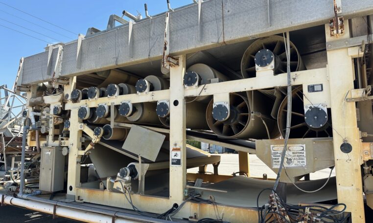 Bellmer Winkelpresse 3F 2.2M Belt Filter Press Trailer For Sale