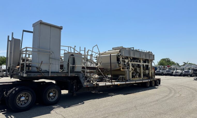 Bellmer Winkelpresse 3F 2.2M Belt Filter Press Trailer For Sale