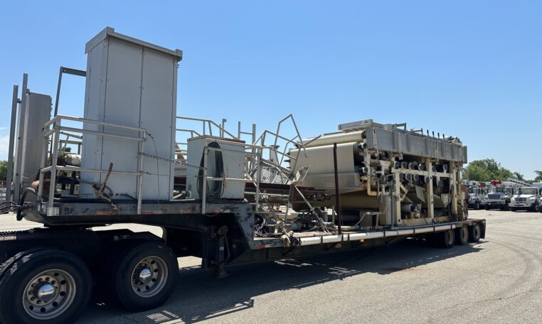 Bellmer Winkelpresse 3F 2.2M Belt Filter Press Trailer For Sale
