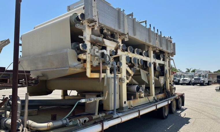 Bellmer Winkelpresse 3F 2.2M Belt Filter Press Trailer For Sale