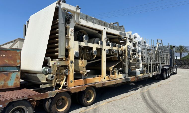 Bellmer Winkelpresse 3F 2.2M Belt Filter Press Trailer For Sale