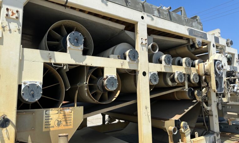 Bellmer Winkelpresse 3F 2.2M Belt Filter Press Trailer For Sale