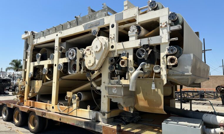 Bellmer Winkelpresse 3F 2.2M Belt Filter Press Trailer For Sale
