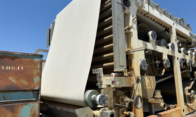 Bellmer Winkelpresse 3F 2.2M Belt Filter Press Trailer For Sale