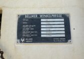 Bellmer Winkelpresse 3F 2.2M Belt Filter Press Trailer For Sale