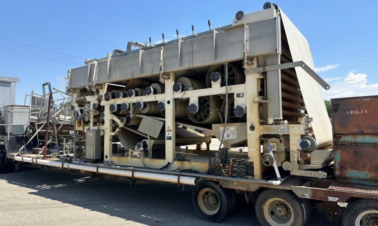 Bellmer Winkelpresse 3F 2.2M Belt Filter Press Trailer For Sale